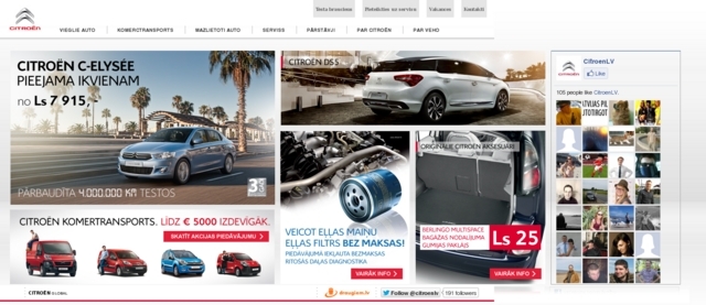 CITROEN autosalons, Veho, SIA